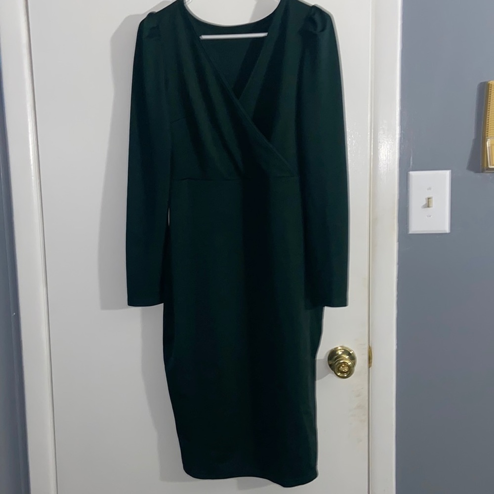 Shein green dress size M